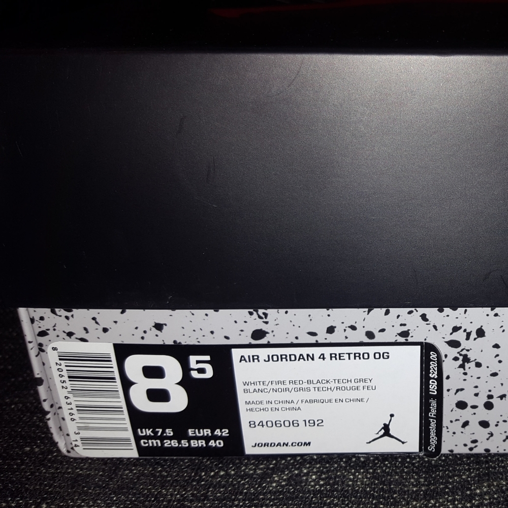 Jordan Cement 4s - Picture 3 of 4